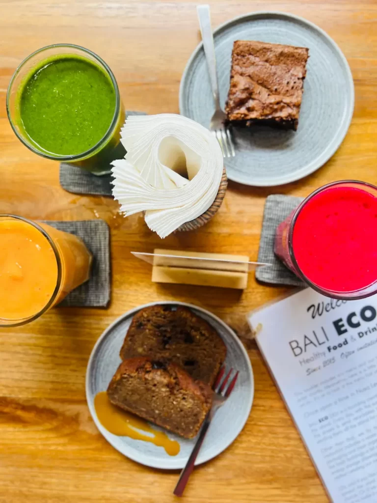 Colourfull smoothie bali eco deli